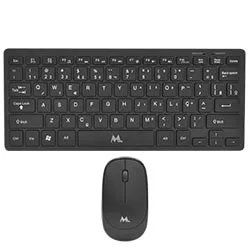 Teclado + Mouse Mtek KM-5276B Wireless / Português - Preto