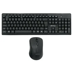 Teclado + Mouse Ftx KM250 Wireless / Português - Preto