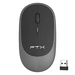 Mouse Ftx MWB59 Wireless / Bluetooth - Preto / Cinza