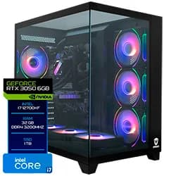 PC Gamer Original Brand Intel Core i7 12700KF 3.6GHz 32GB RAM 1TB SSD GeForce RTX3050 6GB Preto