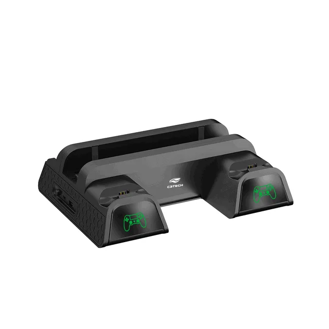 C3 Tech Base C/carregador P/console Ps4 Preto BC-PS4