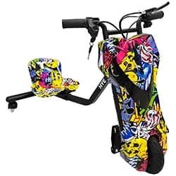 Triciclo Elétrico Hye TR02 / Bluetooth / Speaker / LED / 8.5" - Yellow Grf