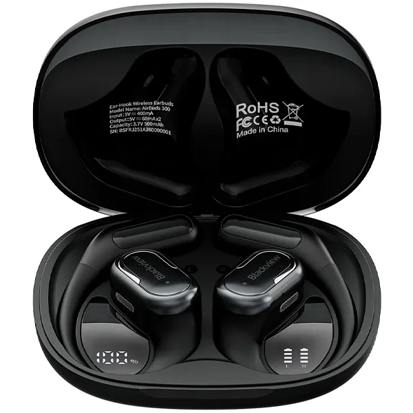Fone de Ouvido sem Fio Blackview Airbuds 300 com Enc - Obsidian Black