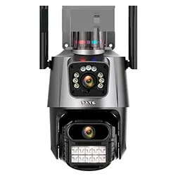 Câmera de Segurança Satellite A-CAM009D IP Outdoor Wi-Fi 4MP Cinza