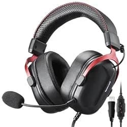Headset Gamer Redragon H312 Cybill / com Fio - Preto / Vermelho