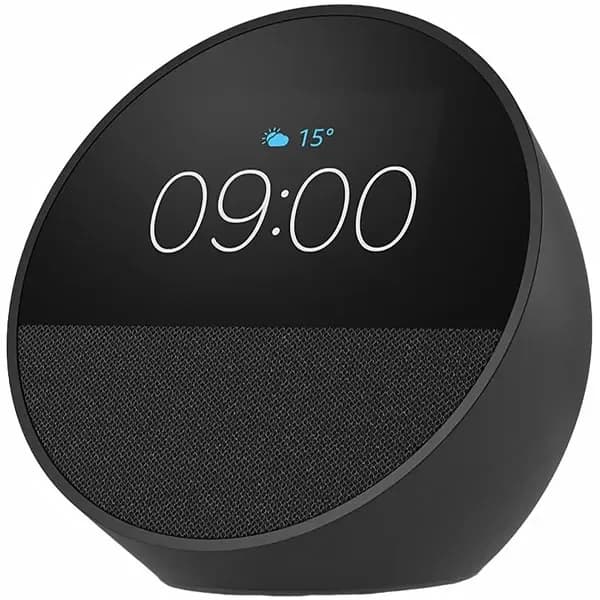 Despertador Inteligente Amazon Echo Spot Bv84j9 de 2.83" com WI-FI Bluetooth - Preto