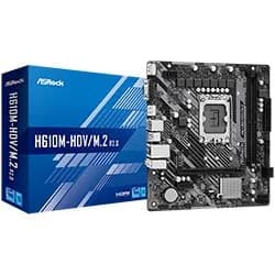 Placa Mãe Asrock H610M-HDV/M.2 R2.0 Socket Lga 1700 / DDR4