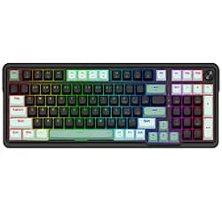 Teclado Gamer Redragon K686BG-RGB-M Eisa USB RGB Inglês Preto/Verde