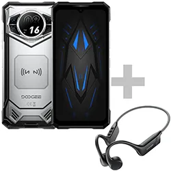 Celular Doogee S200 VIP 12GB RAM 256GB Tela 6.72" Dual Sim LTE Mecha Prata (Global)