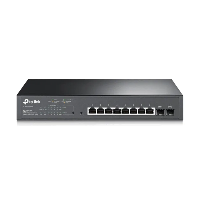 Tp-link Switch Smart 08 Portas Gigabit+ 02 Slots Sfp Tl-sg2210mp