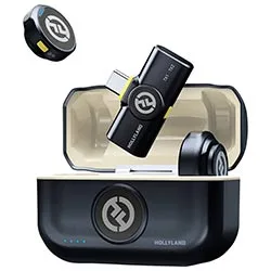 Microfone Hollyland Lark M2 Lavalier / Wireless / Type-c - Shine Charcoal