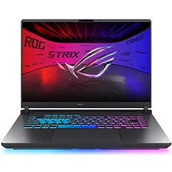 Notebook Gamer Asus Rog Strix G G615JHR-DS74 Intel Core I7 14650hx Tela Wuxga 16.0" / 16GB de RAM / 1TB SSD / WIN11HOME / GeForce RTX5050 8GB - Eclipse Cinza (inglês)