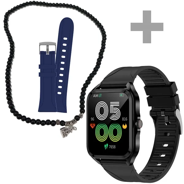 Relógio G-tide Q1 com Bluetooth - Preto + Pulseira