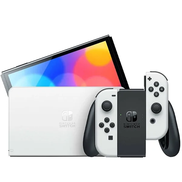 Console Portátil Nintendo Switch OLED Jp de 7.0" com 64GB - Branco Preto