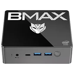 Mini PC Bmax B4 Turbo Intel Core N150 3.6GHz 16GB RAM 512GB SSD Preto
