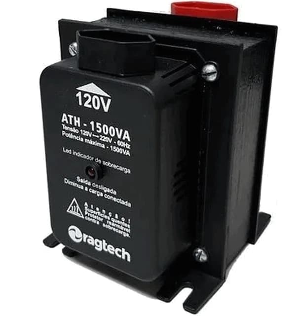 Ragtech Autotransformador Ath 1500va Bivolt Tomada 10a 2p+t 4474