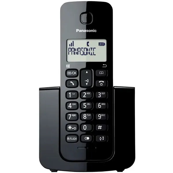 Telefone sem Fio Panasonic Kx-tgb110 com Identificador de Chamadas - Preto