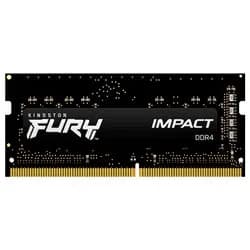 Memória Kingston Fury Impact DDR4 8GB 3200MHz Preto KF432S20IB/8 para Notebook