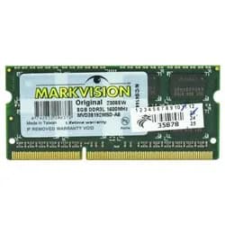 Memória Markvision 8GB DDR3L 1600MHz para Notebook MVD38192MSD-A6