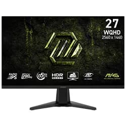 Monitor Gamer MSI Mag 275qf E20 27" Wqhd IPS 200HZ / 0.5ms - Preto