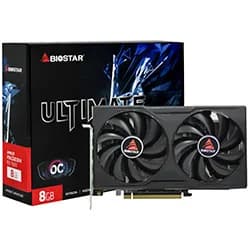 Placa de Vídeo Biostar Ultimate Gaming Oc 8GB Radeon RX7600 GDDR6 -