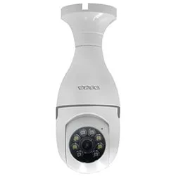 Câmera de Segurança Satellite A-CAM003 Smart Wi-Fi 360° Interna Branca com Suporte a TF