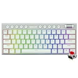 Teclado Redragon K632W-RGB-PRO Horus Mini Pro Gamer Mecânico Wireless RGB Red Inglês Branco