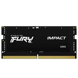 Memória Kingston Fury Impact DDR5 16GB 5600MHz para Notebook Preto KF556S40IB-16