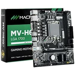Placa Mãe Macrovip MV-H610V2 Socket Lga 1700 / VGA / DDR5
