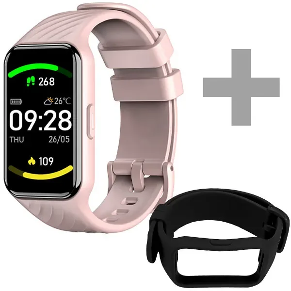 Relógio Blackview R10 com Bluetooth - Rosa + Pulseira