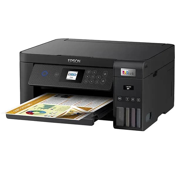 Impressora Multifuncional Epson Ecotank L4260 3 em 1 com WI-FI Bivolt - Preta