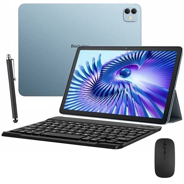 Tablet Blackview Link 8 256GB 6GB RAM de 12.7" 16+2mp 13mp + Teclado Inglês + Capinha Azul