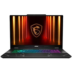 Notebook Gamer MSI Cyborg 17 B2RWFKG-067US Intel Core 9 270h Tela Full HD 17.3" / 16GB de RAM / 1TB SSD / GeForce RTX5060 8GB / WIN11 - Translucent Preto (inglês)